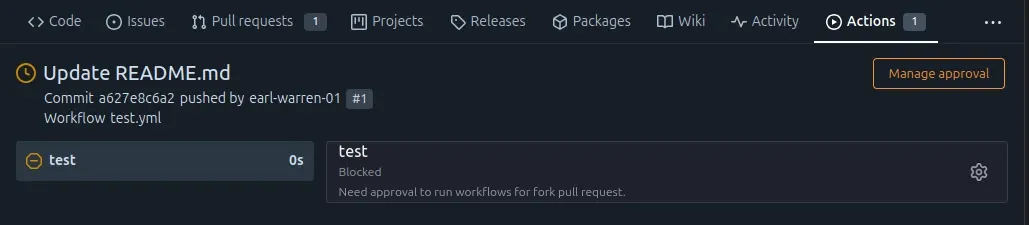 run pending approval link